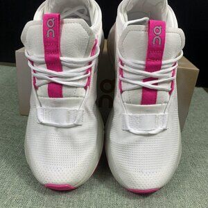 🌸👟On Cloud Cloudnova Barbie Women Pink Shoes White